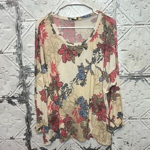 Floral Print Women's Top